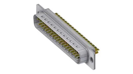 Produktfoto 1 von Deltron Connectors DTS D-Sub-Steckverbinder Gerade, 37-polig 2.77 mm Raster, Kabel Stecker