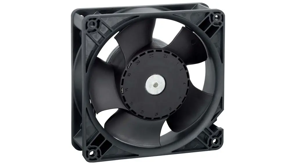 Produktfoto 1 von ebm-papst dc-Axiallüfter, 24 VDC / 20.5W, 119 x 119 x 38mm, 280m³/h