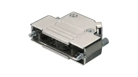 Produktfoto 1 von Deltron Connectors DVMA D-Sub-Gehäuse, D: D-SUB Zugentlastung, Schwarz, Größe DA, aus Zinkdruckguss