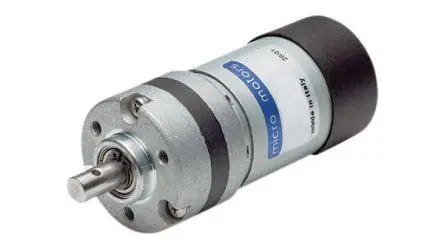 Produktfoto 1 von Micro Motors E192 Gleichstrommotor Gleichstrommotor bis 60 Ncm 33:1, 24V dc / 20.2 W, 170U/min, Wellen-Ø 8 mm, 40.5mm x