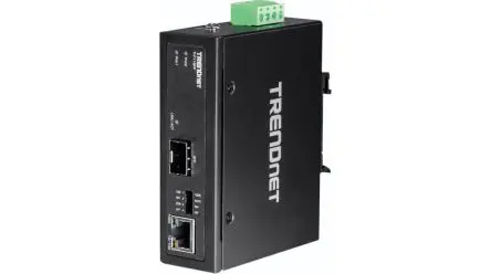 Produktfoto 1 von Trendnet Medienkonverter 1000Mbit/s, Voll-Duplex, Halb-Duplex, Multimodus 80 km 2000 Mbit/s, Anschluss: RJ45