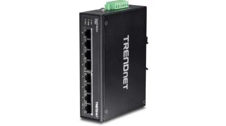 Produktfoto 1 von Trendnet TI-G Industrial-Ethernet-Switch / 1Gbit/s 8, DIN-Hutschiene, Wand, 12 to 56 V dc