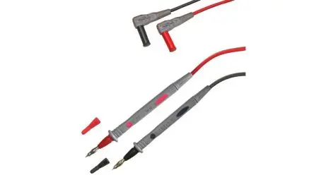 Produktfoto 1 von PeakTech Messleitungssatz mit Stecker rechtwinklig, Messleitung CAT IV, CAT III