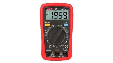 UNI-T UT131D Tragbar LCD Digital-Multimeter 250 V ac 10 A dc, 200 mΩ