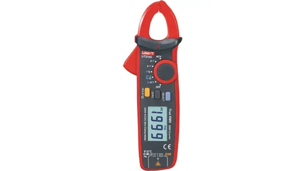 Produktfoto 1 von UNI-T UT210D Stromzange AC/DC-Stromzange 200 A CAT III, CAT 600 V ac, 600 V dc / 200 A, 20 mΩ