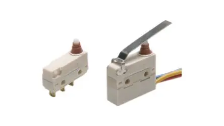 Produktfoto 1 von Saia-Burgess Mikroschalter Stößel-Betätiger Lötanschluss, 250 V ac, 5A IP6K7 2.5N -25 °C - 105 °C