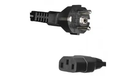 Produktfoto 1 von Feller Netzkabel, A Typ F, B Gerade, 2 m Schwarz Polyvinylchlorid, 25V