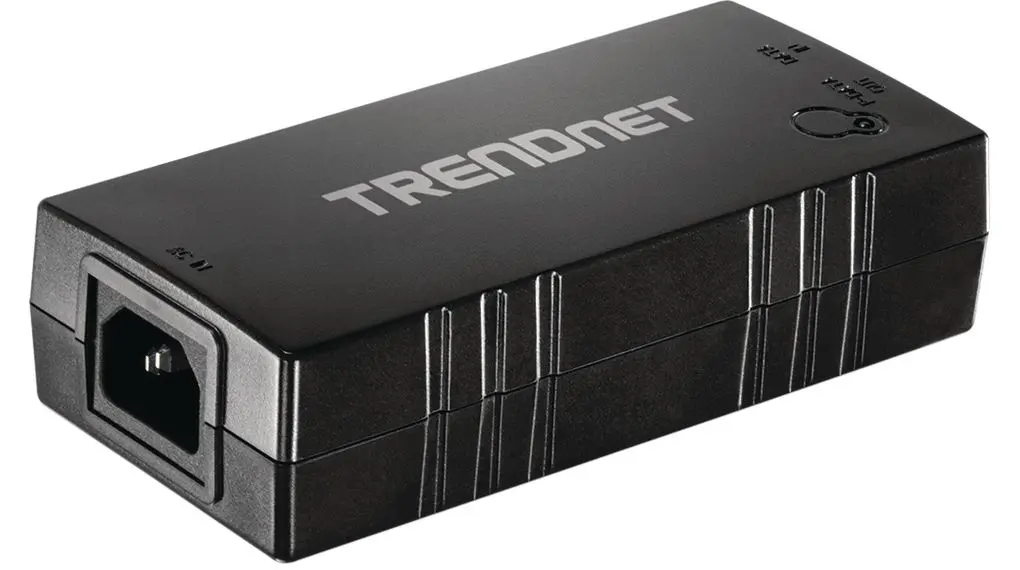 Produktfoto 1 von Trendnet PoE Injektor 240 V Input, 600 mA 30 W 2 Port 133 mm B.