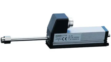 Produktfoto 1 von Novotechnik TS Positionssensor Potenziometer, 42V 80 mm, Spannung Rund