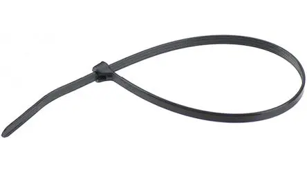 Produktfoto 1 von Thomas & Betts Nylon 6.6 Kabelbinder Kabelbinder Schwarz 3.6mm x 204 mm