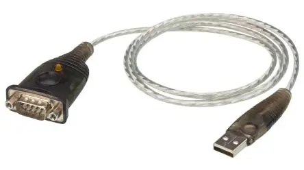 Produktfoto 1 von Aten Stecker UC232A / UC232A1 USB Seriell, USB Typ A Stecker / D-Sub 9-polig, 1 m USB 2.0