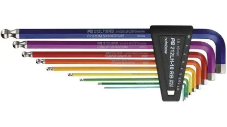 PB SWISS TOOLS Sechskantschlüsselsatz 9 L Metrisch