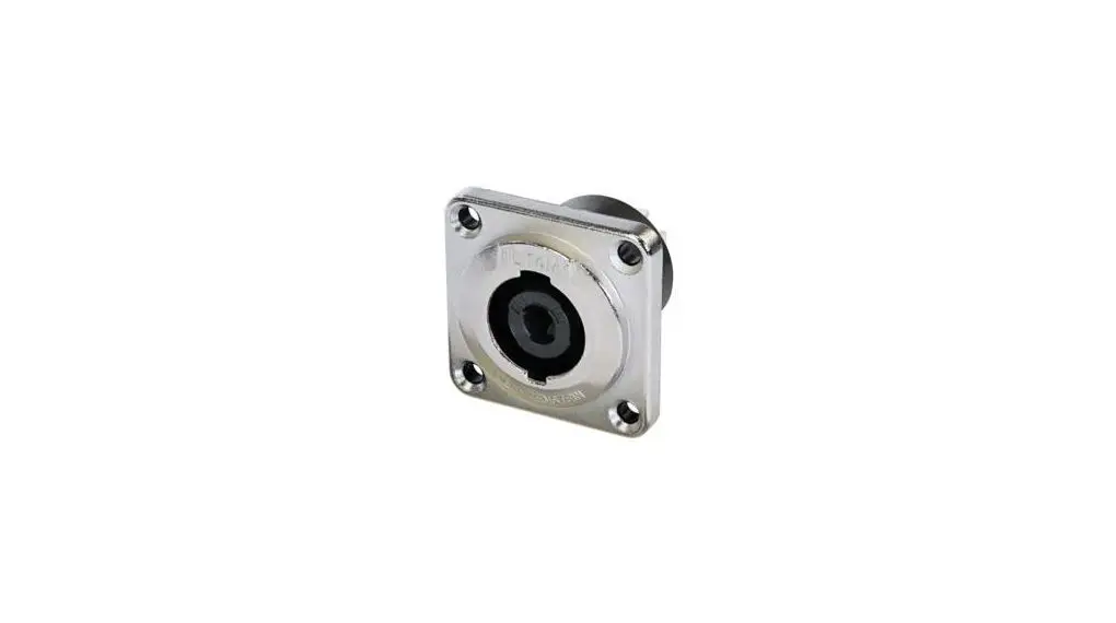 Produktfoto 1 von Neutrik 4-polig Gerade Lautsprecherstecker, Panel Stecker 30A Schwarz Stecker