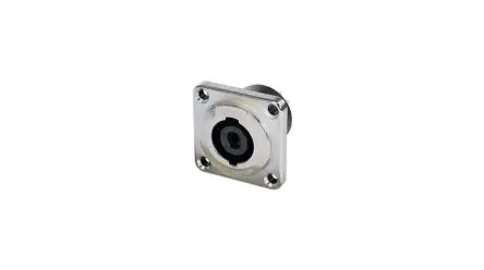 Produktfoto 1 von Neutrik 4-polig Gerade Lautsprecherstecker, Panel Stecker 30A Schwarz Stecker