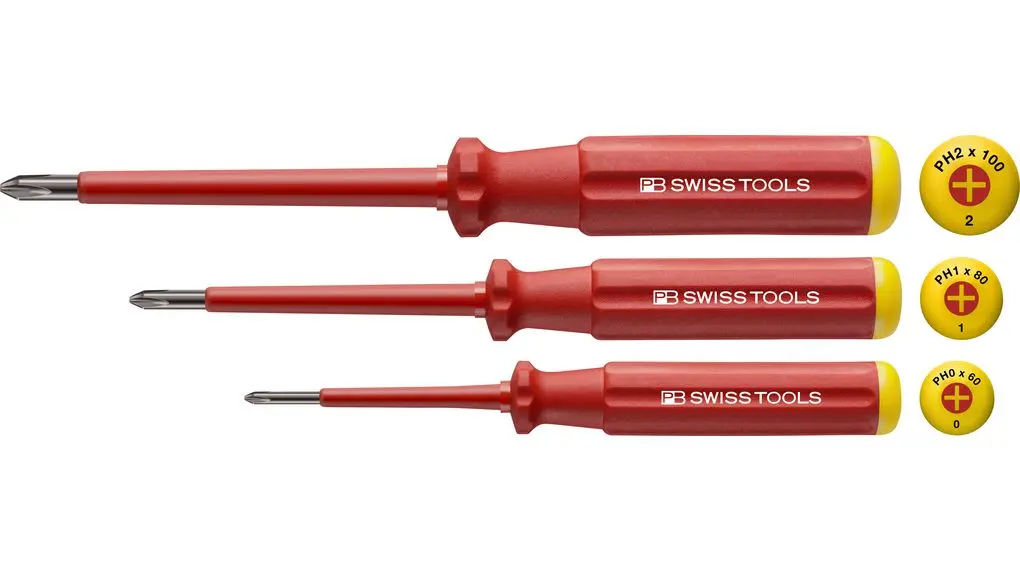 Produktfoto 1 von PB SWISS TOOLS Phillips, 3-teilig Phillips