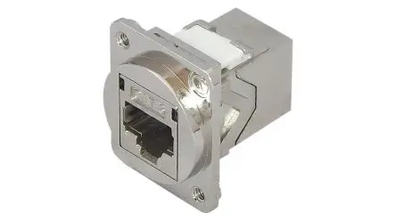 Produktfoto 1 von TUK Limited, D Universal Ethernet-Verbinder, Kat. 6, Typ Abgeschirmt, Typ Kupplung mit Innengewinde