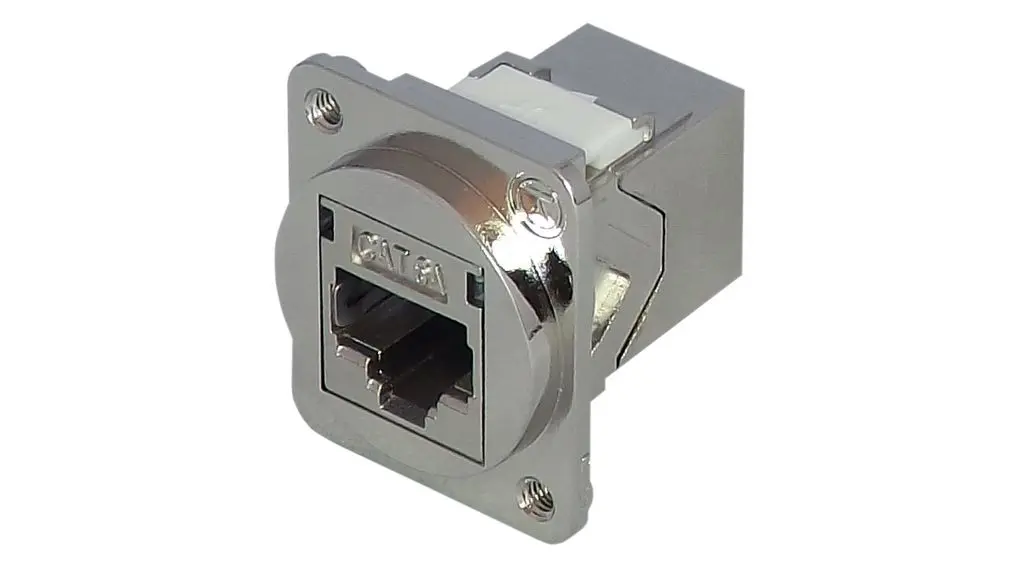 Produktfoto 1 von TUK Limited, D Universal Ethernet-Verbinder, Kat. 6, Typ Abgeschirmt, L 1 mm, Typ Kupplung mit Innengewinde