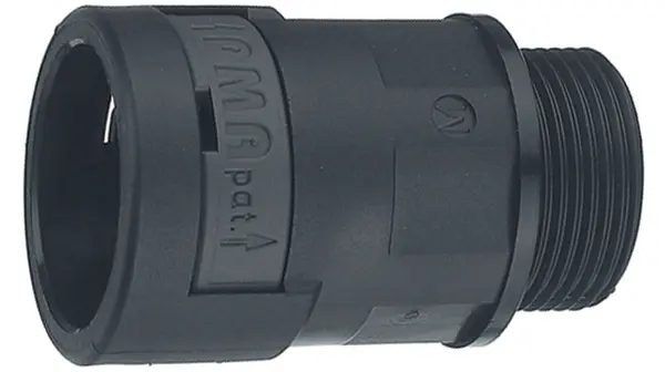 Produktfoto 1 von PMA Uster Polyamid Kabelrohr Befestigung M25 x 1.5 mm 37 mm Schwarz Schwarz-Finish IP54, IP66