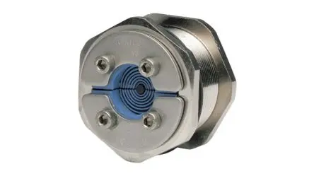 Produktfoto 1 von Roxtec CRS T Kabelverschraubung, M32 Messing vernickelt Nickel 3.6 mm/ 12 mm, IP69K