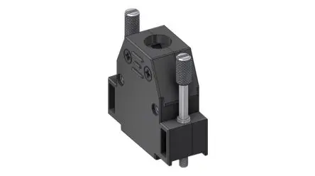 Produktfoto 1 von Deltron Connectors D-Sub-Gehäuse Gerade, 15-polig, D: D-SUB Zugentlastung, Schwarz, Größe DA, aus Thermoplast