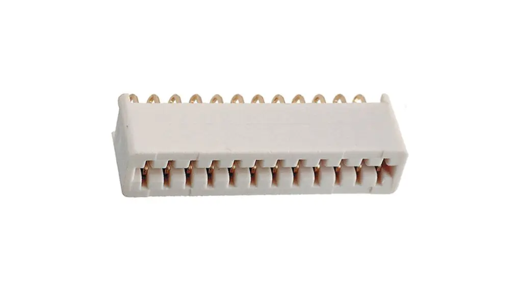 Crameda Intersys CU 400 Leiterplattenleiste Gerade, 12-polig / 1-reihig, Raster 2.54 mm Raster, Unisoliert