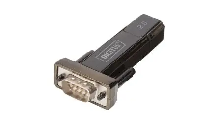 Produktfoto 1 von Digitus USB auf seriell Adapter, USB Typ A, DB9-Stecker, Stecker, Stecker