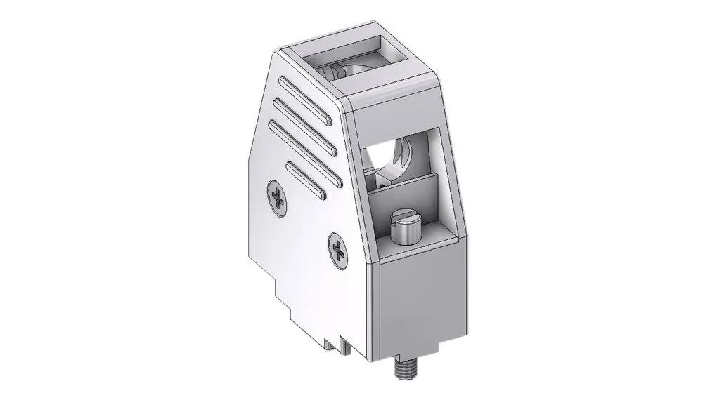 Produktfoto 1 von Deltron Connectors D-Sub-Gehäuse, D: D-SUB Zugentlastung, Grau, Größe DE, aus Thermoplast