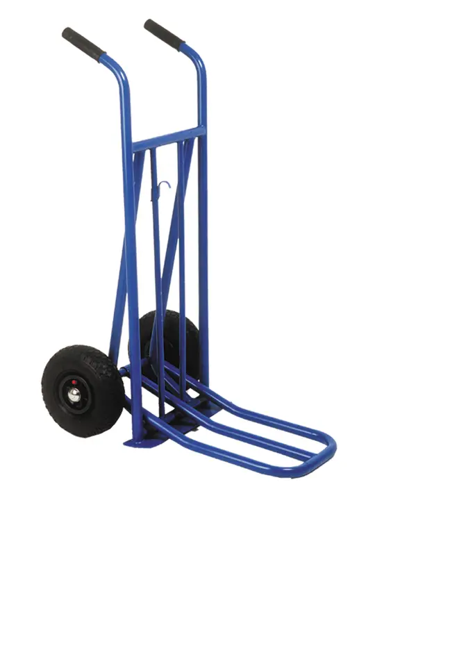 Produktfoto 1 von Guitel Hervieu Sackkarre mit Luftreifen, Klappbar, Stahl, 370 x 800mm, max. 250kg, Rad ø 260mm, Schwerlast