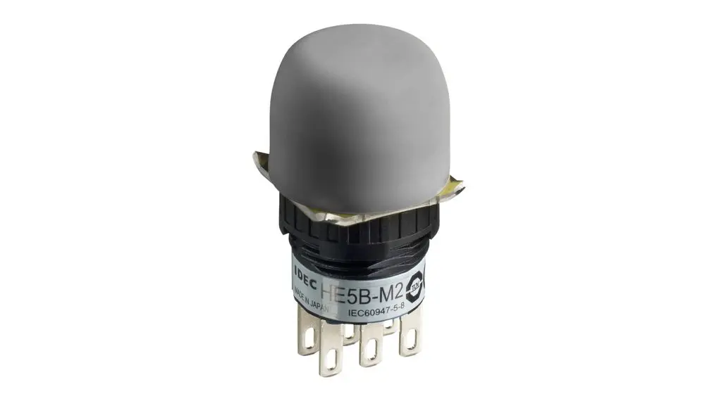 Produktfoto 1 von Idec HE5B Sicherheitsfreigabeschalter, DP3T, IP65, 3, T. 31 mm, B. 20 mm, L. 20 mm