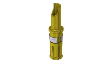 Deltron Connectors HPC D-Sub Steckverbinderkontakt, Buchse Lot, Kupferlegierung, Gold 18 AWG