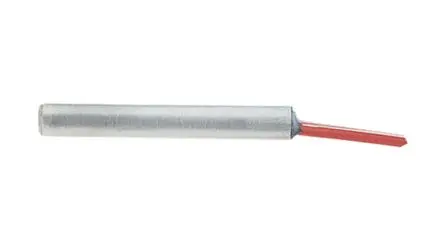 Heraeus Pt100 Temperatursensor Edelstahl Ø 3 mm 2 x 22 mm, -50 °C → 260 °C, 2 m Leitung