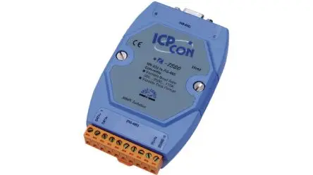 Produktfoto 1 von ICP-DAS Serie 7000 Schnittstellenkonverter 10V dc, 30 V dc, RS232 / RS485 DIN-Hutschiene