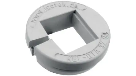 Produktfoto 1 von Icotek Kabeltülle, Typ Rund Loch ø 32 mm Elastomer Grau