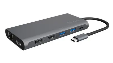 Produktfoto 1 von ICY BOX USB-Dockingstationen, USB 2.0, PLe, EN ISO 2,0, EN ISO 3,0, USB Typ C, mit HDMI X2, 4 xUSB Ports 1 Displays