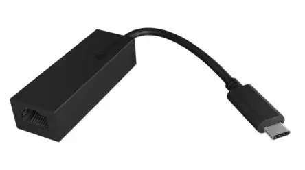 Produktfoto 1 von ICY BOX USB-Netzwerkadapter USB 3.0 85 mm Schwarz 1000Mbit/s