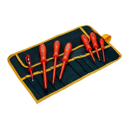 Produktfoto 1 von ITL Insulated Tools Ltd Schraubendrehersatz Standard-Schraubendrehersatz, 7-teilig Flach