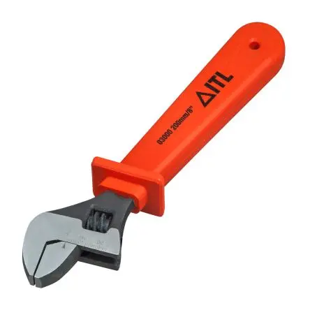 Produktfoto 1 von ITL Insulated Tools Ltd VDE 1000V zugelassen Schraubenschlüssel Gehärteter Chrom-Vanadium-Stahl, Länge 214 mm