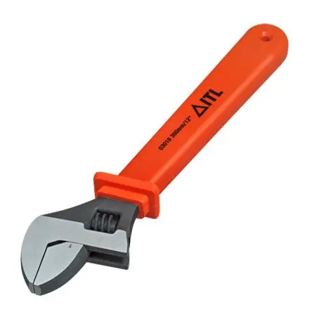 Produktfoto 1 von ITL Insulated Tools Ltd VDE 1000V zugelassen Schraubenschlüssel Gehärteter Chrom-Vanadium-Stahl, Länge 300 mm
