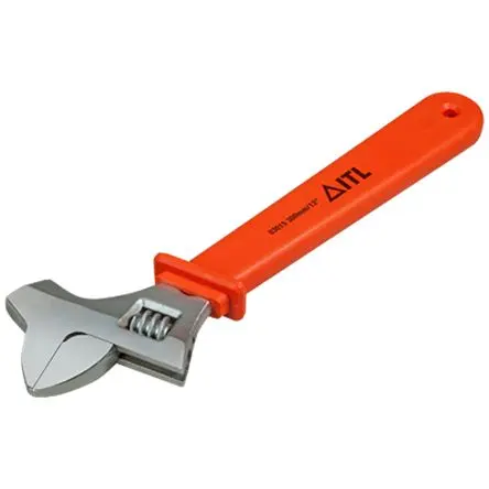 Produktfoto 1 von ITL Insulated Tools Ltd VDE 1000V zugelassen Schraubenschlüssel Gehärteter Chrom-Vanadium-Stahl, Länge 300 mm
