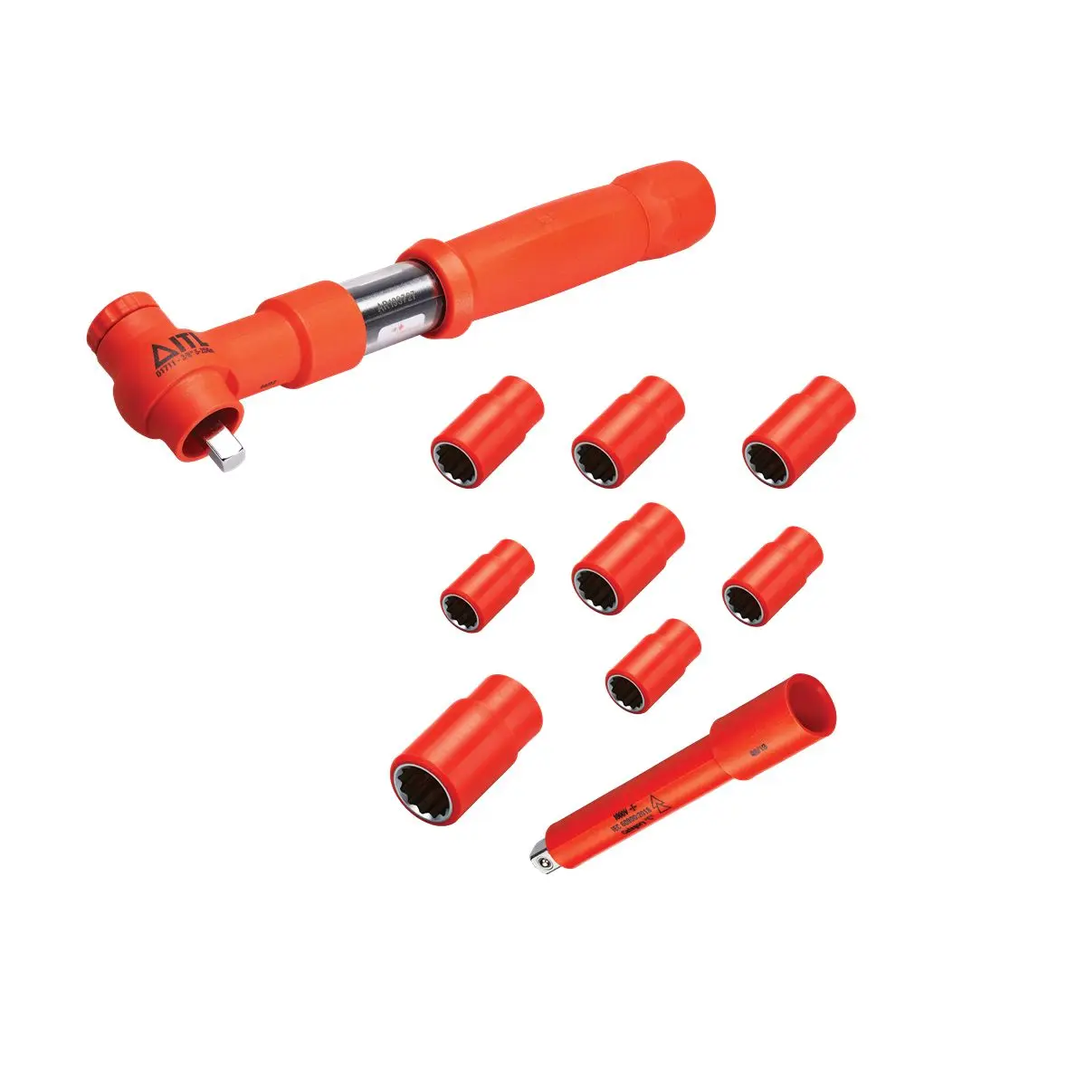 Produktfoto 1 von ITL Insulated Tools Ltd 45872 in Vierkant 12-Kant Metall 3/8 VDE 1000V zugelassen 1-teilig