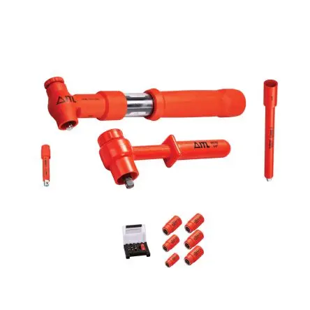 Produktfoto 1 von ITL Insulated Tools Ltd VDE 1000V zugelassen Ratschen Satz Schraubenschlüssel Thermoplastischer Kunststoff aus Nylon,