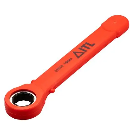 Produktfoto 1 von ITL Insulated Tools Ltd VDE 1000V zugelassen Schraubenschlüssel 0.74 in, CrV-Stahl Schließer (NO), Länge 212mm