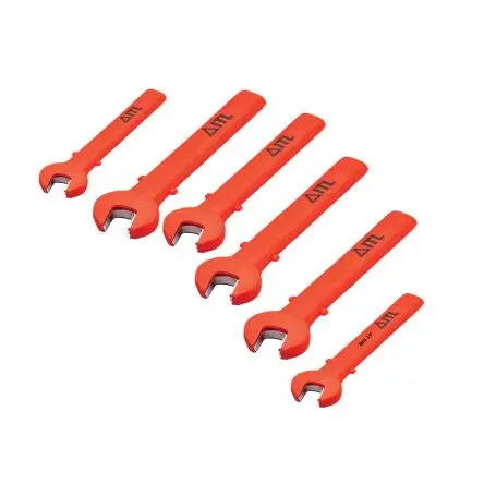 Produktfoto 1 von ITL Insulated Tools Ltd VDE 1000V zugelassen Gabelschlüssel Gabelschlüssel Thermoplastischer Kunststoff aus Nylon,