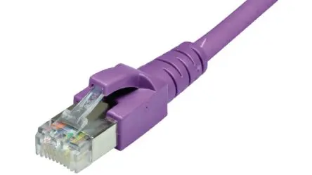 Produktfoto 1 von Dätwyler Cables Cat6a Ethernet-Kabel, 3 m, Violett, A Gerade Stecker, B Gerade Stecker S/FTP, Polyvinylchlorid