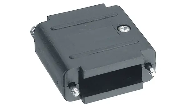 Produktfoto 1 von Encitech Connectors D-Sub-Gehäuse, D: D-SUB, Schwarz, Größe DB, aus Kunststoff