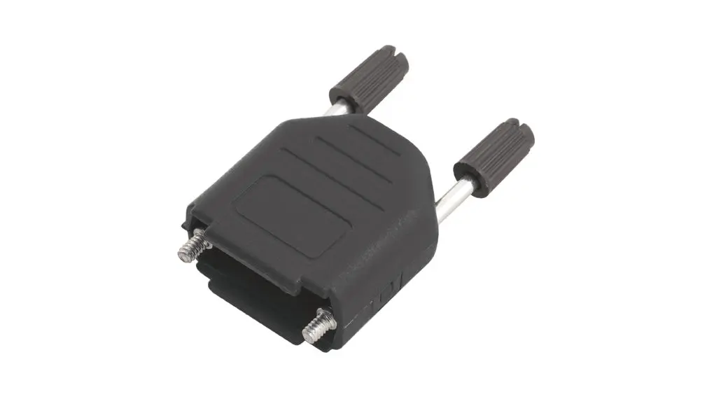 Produktfoto 1 von Encitech Connectors DDPK SLIM D-Sub-Gehäuse, D: D-SUB, Schwarz, Größe DB, aus Polyamid
