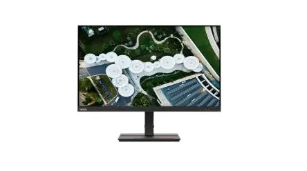 Produktfoto 1 von LENOVO Monitor ThinkVision S24e-20, 24 in, Auflösung max.1920 x 1080 pixel 3 Seiten nahezu randlos, VA, 178 °