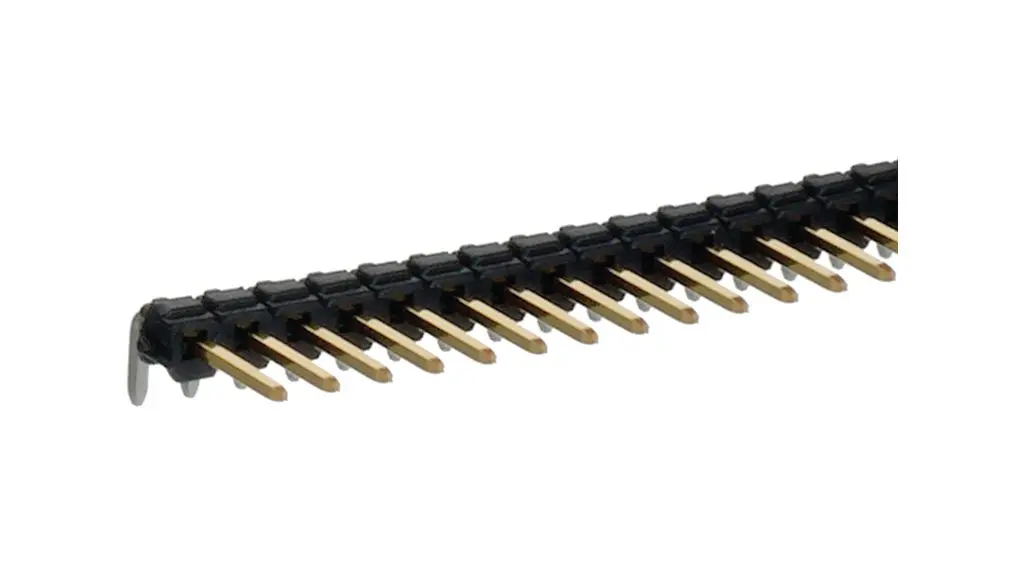 Preci-Dip 890 Leiterplattenleiste gewinkelt, 36-polig / 1-reihig, Raster 2.54 mm Raster Durchsteckmontage, Unisoliert
