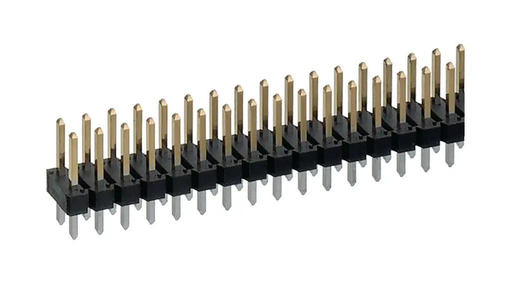 Preci-Dip 892 Leiterplattenleiste Gerade, 72-polig / 2-reihig, Raster 2.54 mm Raster Durchsteckmontage, Unisoliert
