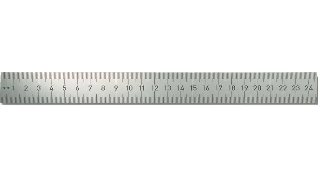 BMI Edelstahl Lineal Metrisch Flexibel 500 mm